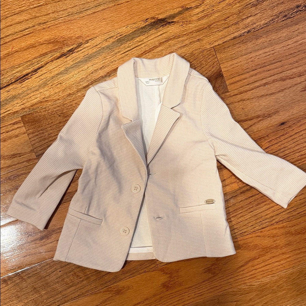 Cream Blazer Jacket